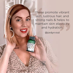Healthy hair close-up with glossy strands