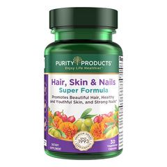 Purity Products Hair Skin Nails Super Formula bottle front view