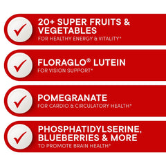 Purity Products Super Reds berry-kale-flax mix image shows colorful phytonutrient variety.