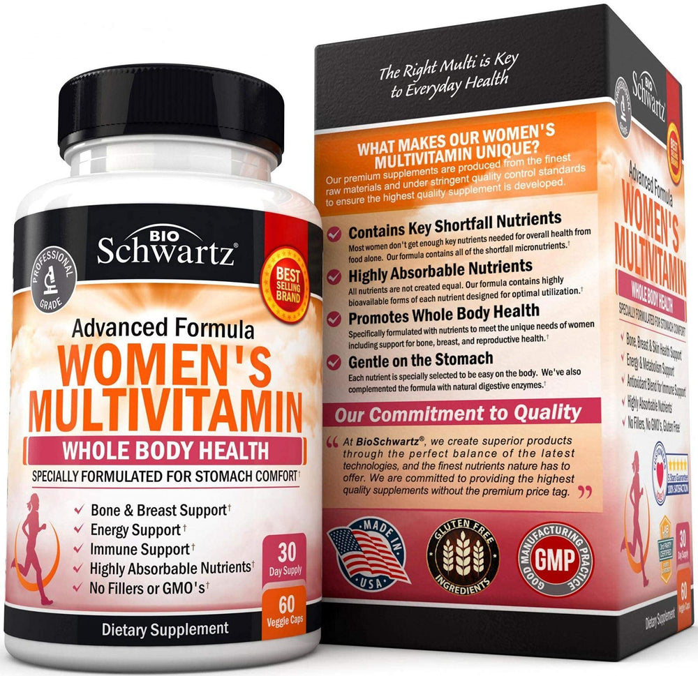Purity-tested and allergen-free multivitamin label