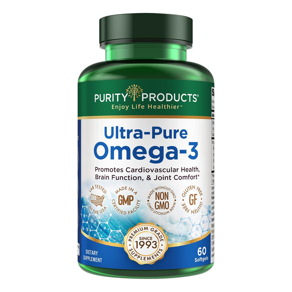 Purity Ultra-Pure Omega-3 60 softgels bottle
