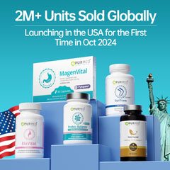 Two months supply box of Purmeo Probiotics with capsules