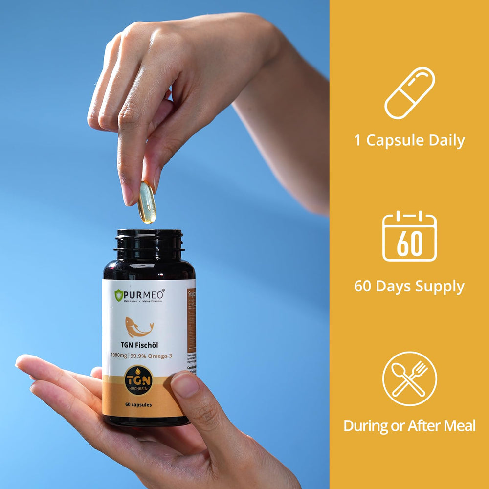 No fishy aftertaste from Purmeo TGN Omega-3