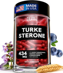 PureNutra Turkesterone capsules front label highlights potency and purity.