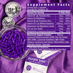 Lifestyle scene of celebrations and recovery with Purple Tree