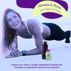 Purple Tree Happy Liver Daily detox plant-based capsules