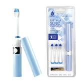 Pursonic portable sonic toothbrush blue - front view