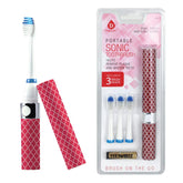 Pursonic Portable Sonic Toothbrush Pink – front view