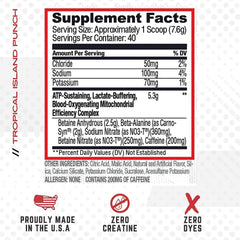 Purus Labs Condense beta-alanine close-up highlighting fatigue reduction potential