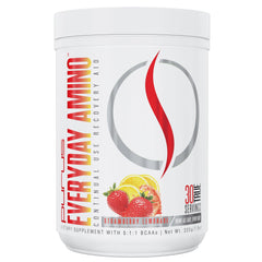Purus Everyday Amino BCAA Powder Strawberry Lemonade jar label
