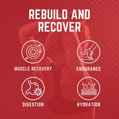 Everyday Amino BCAA display with three flavors: Strawberry Lemonade, Mango Tangerine, Blackberry Cherry