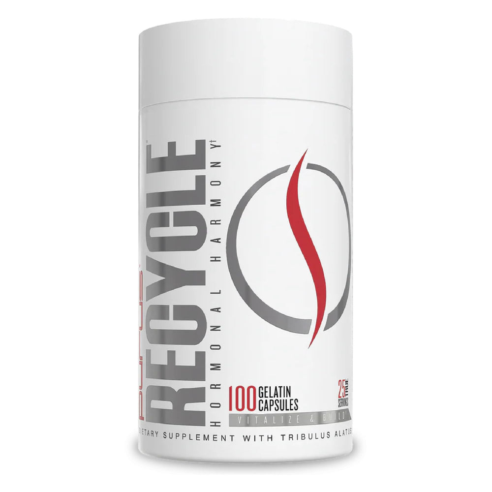 Purus Labs ReCycle bottle showing 100 gelatin capsules