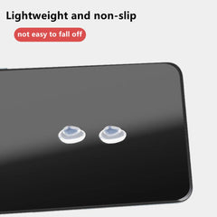 Anti-slip silicone nose pads on eyeglass frames