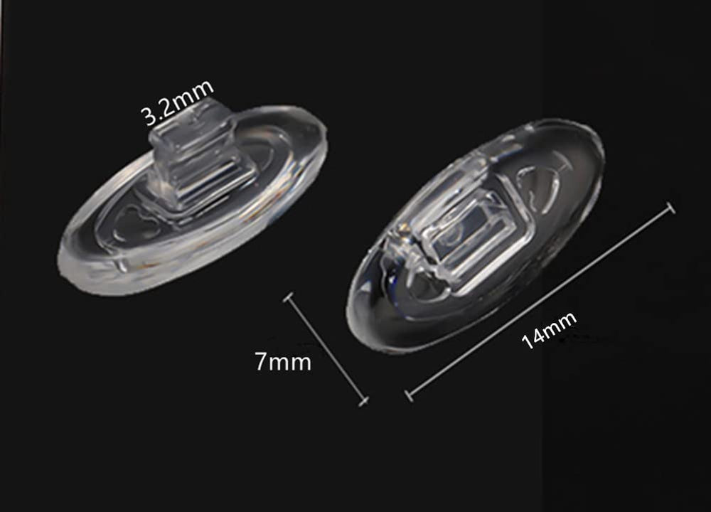 no-mark silicone nose pads for comfortable wear