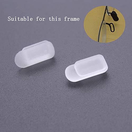 Package includes 1 pair snap-on nose pads