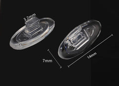 no-mark silicone nose pads for comfortable wear