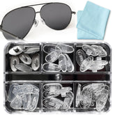 Push-in nose pads kit with six size options for glasses