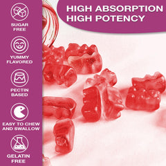 Glucosamine chondroitin MSM elderberry gummies with label