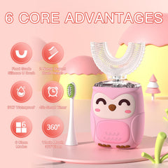 360-Degree Full-Mouth Cleaning with U-Shaped Brush Head