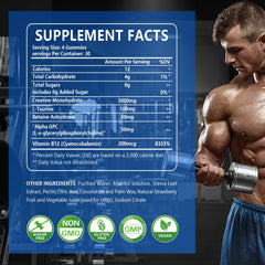 Close-up of blueberry flavored creatine gummies