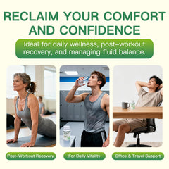 Graphic showing fluid balance and detoxification