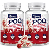 Dual-delivery pycnogeno and PQQ softgel capsule for maximum absorption