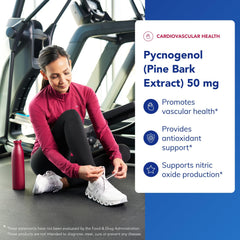 Pycnogenol capsules pouring for convenient daily antioxidant intake
