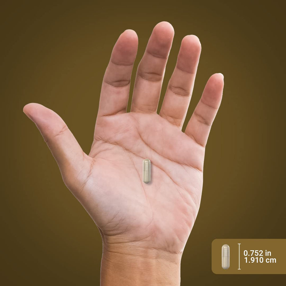 Herbal Pygeum supplement ingredients and quality seal