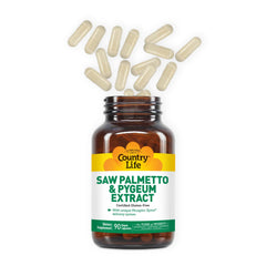 Pygeum extract blend detail on supplement