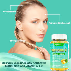 Gummy chews with pineapple flavor detail