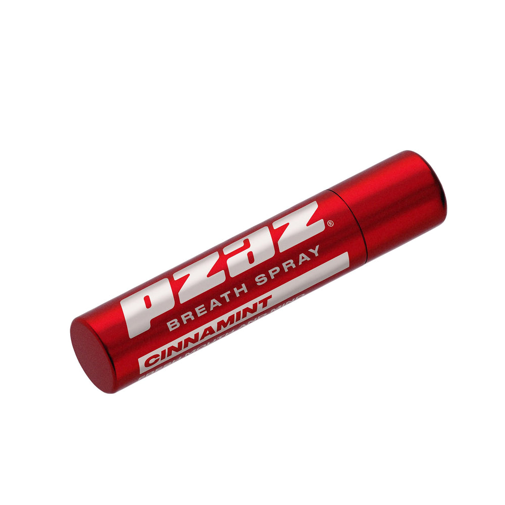 Pzaz Breath Spray Cinnamon Mint front view
