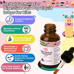 Q'ankyaq detox drops in water image suggests easy mixing for families