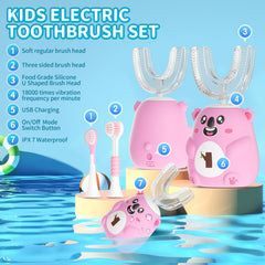 Includes two U-shaped and two regular brush heads