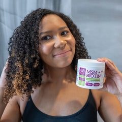 Illustration of hair growth and density benefits