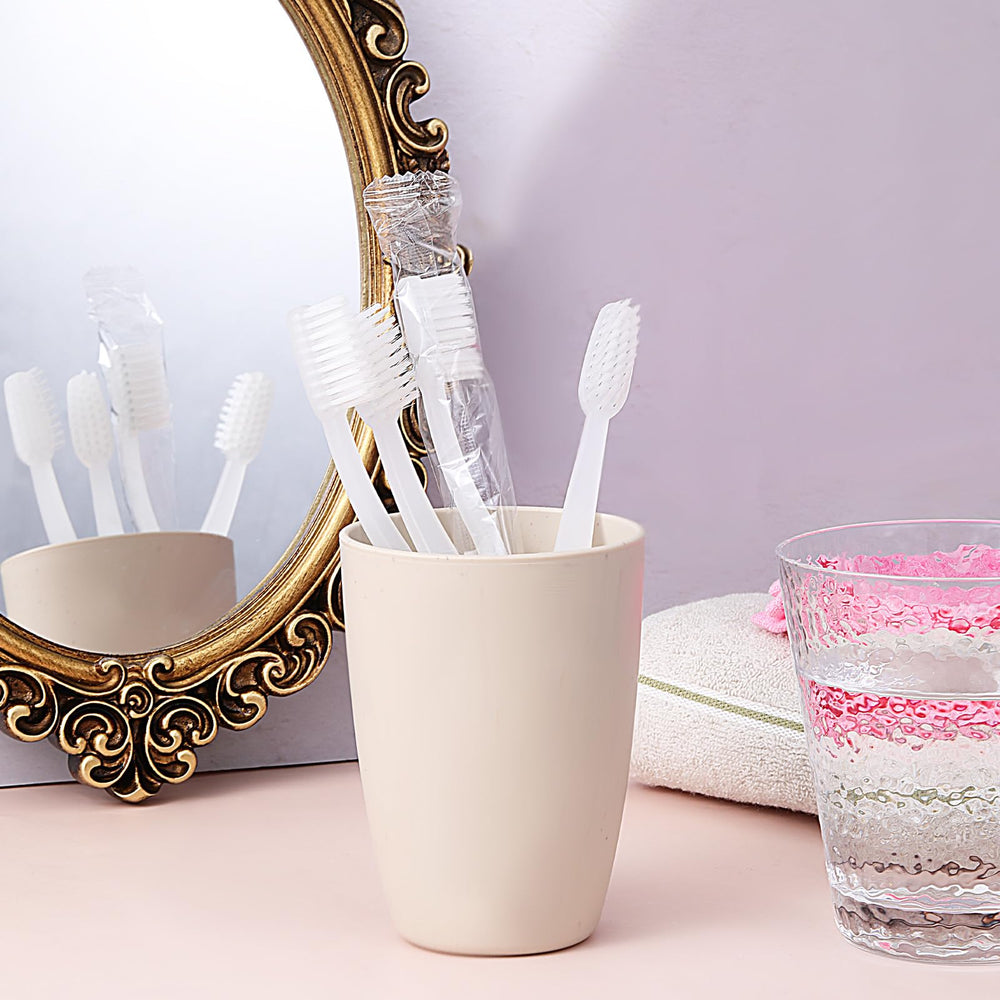 200 toothbrushes suitable for hotels and donations
