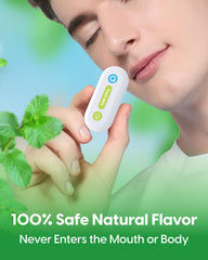 Capsules available in mint, strawberry, lemon, and more