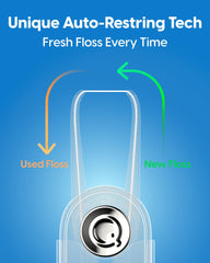 Zero-waste, recyclable floss capsule and packaging