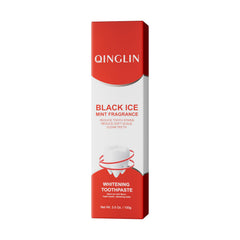 Whitening toothpaste illustrating stain reduction