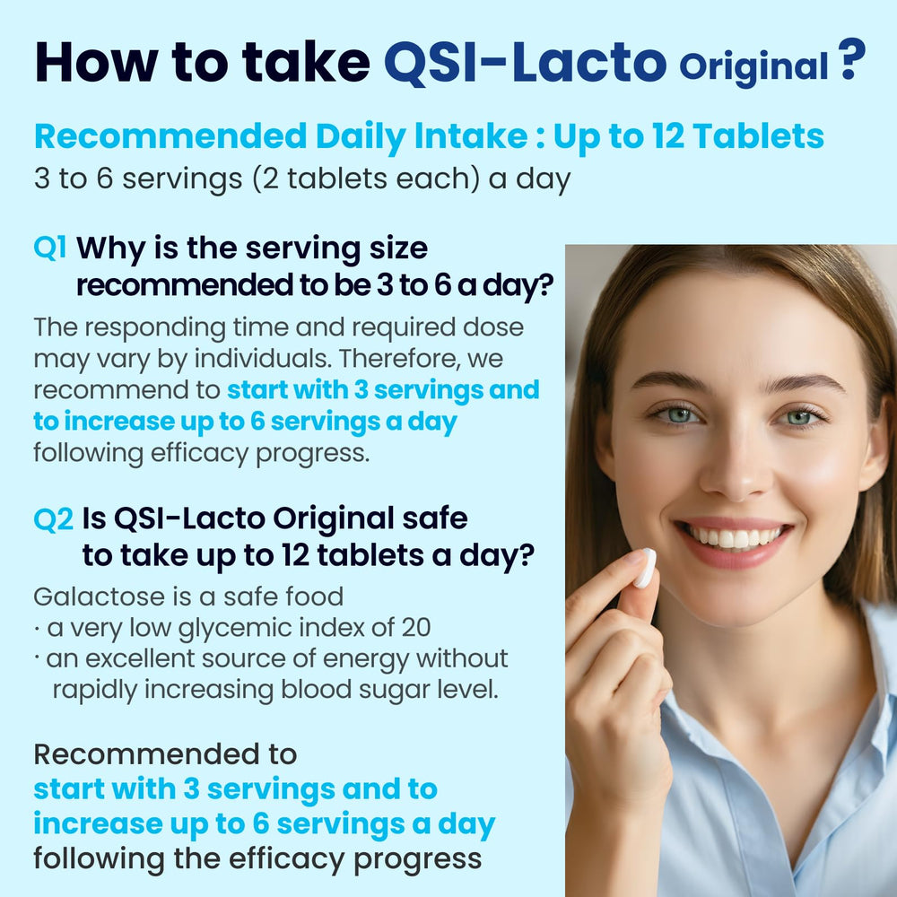 QSI-Lacto Original 1 Pack label with 90 servings