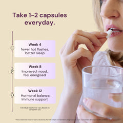 QSTA capsule in hand demonstrating daily serving size and easy portability