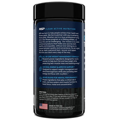 Serving capsules beside a scoop of QuadraLean Thermo