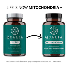 Qualia Mitochondria+ bottle with cap