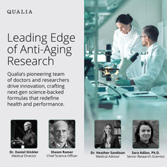 Qualia Senolytic one-month supply packaging and dosing guide