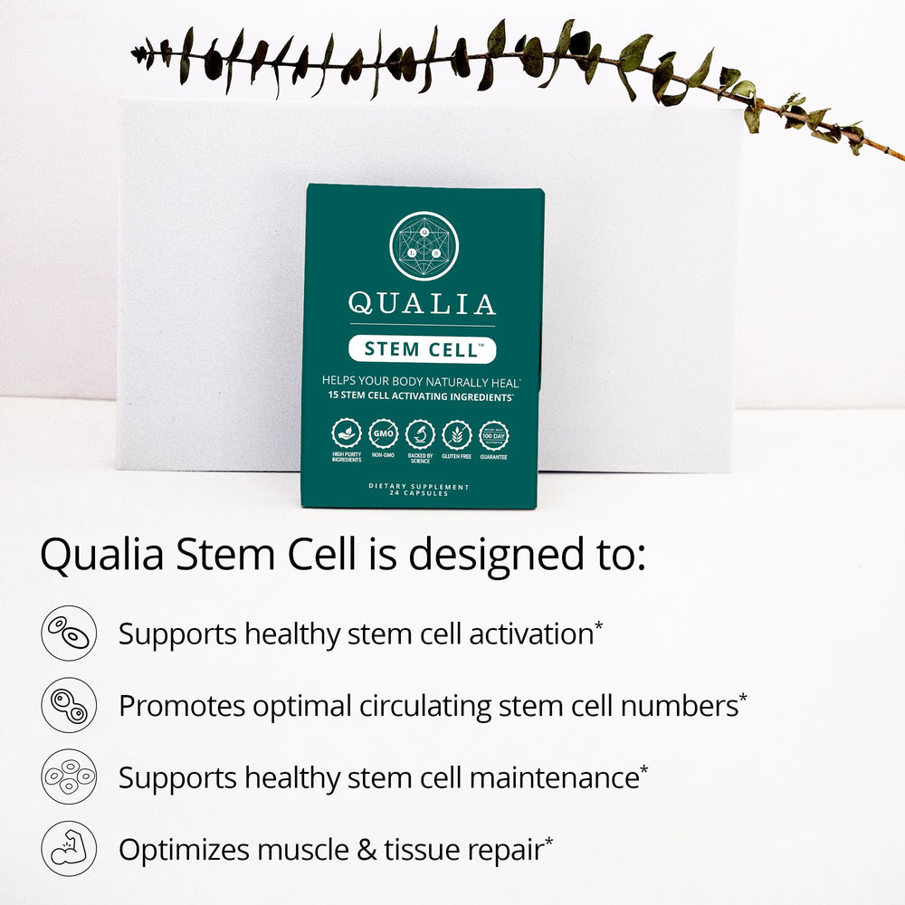 Stem cell health concept iconography
