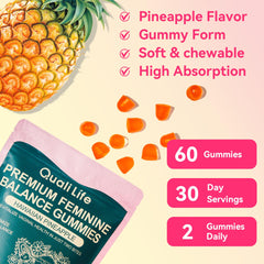 Pineapple flavor concept with gummies