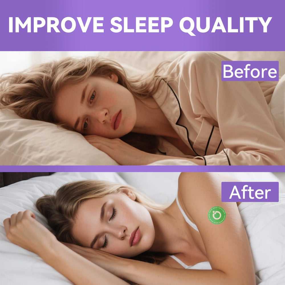 Applying sleep patch to the wrist