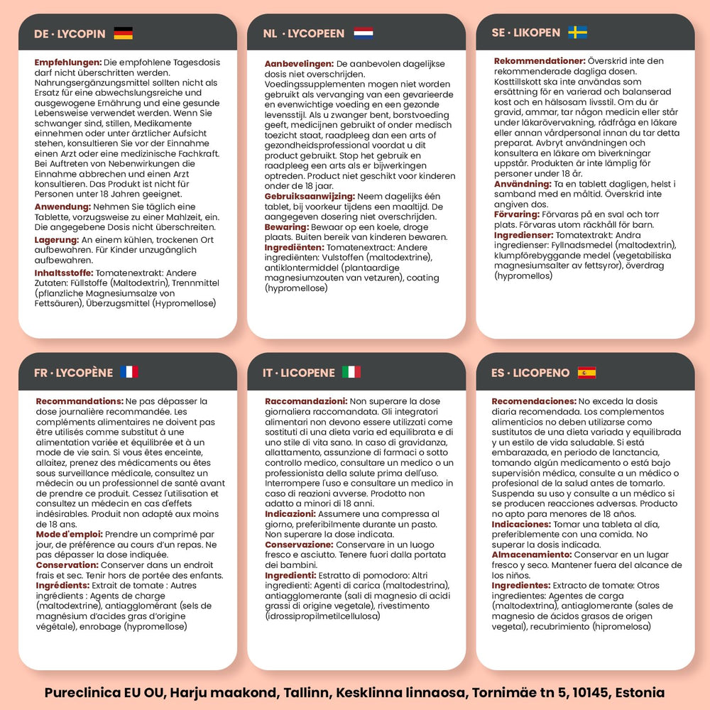 Quality certifications and ISO/cGMP logos