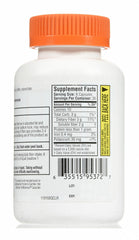 Nutrition facts panel for Quality Choice psyllium husk fiber capsules