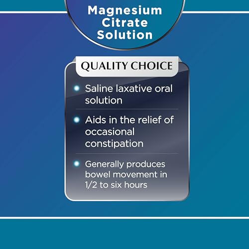 Quality Choice Magnesium Citrate cherry flavor bottle, 10 oz