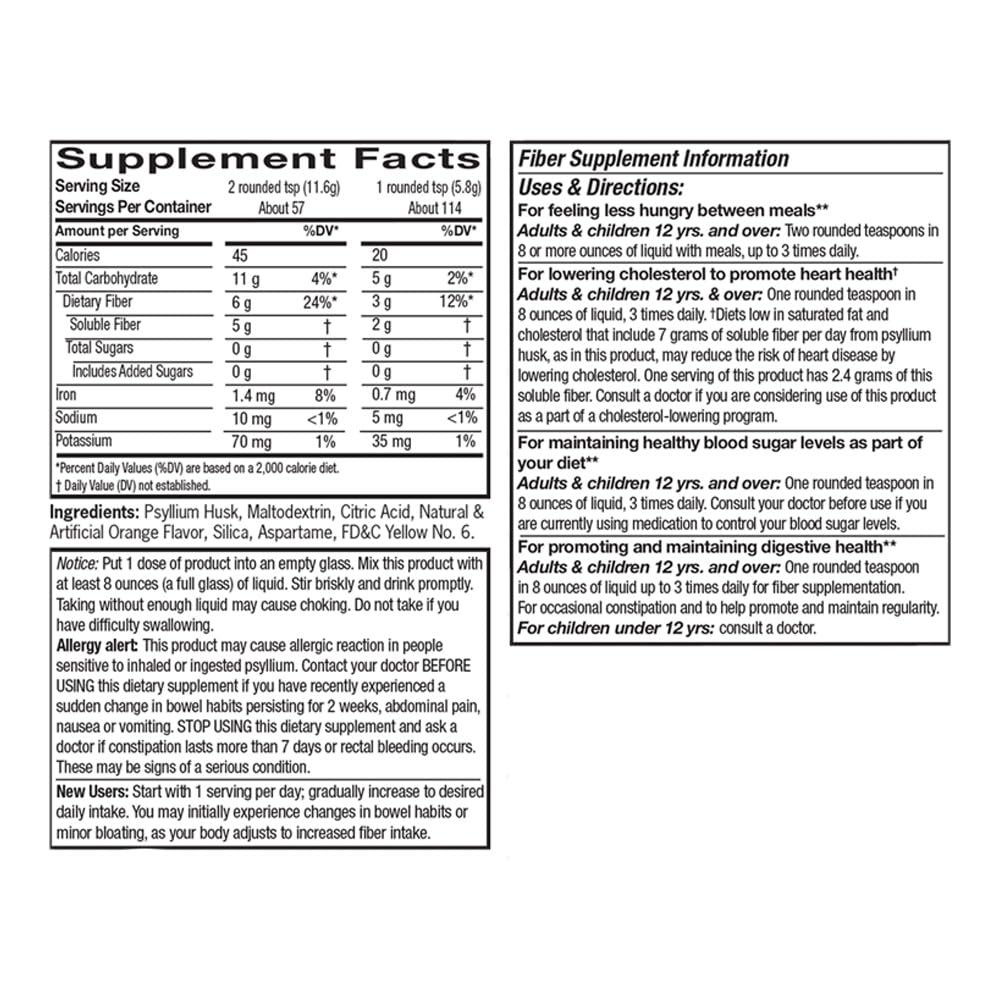Psyllium fiber powder supports daily digestive health